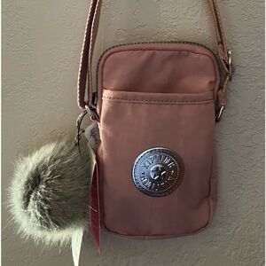 Adorable Kipling Tally Crossbody in Bridal Rose
